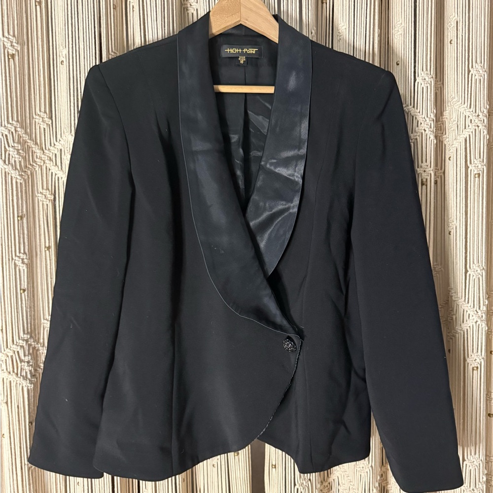Vintage High Point Women's Black Blazer